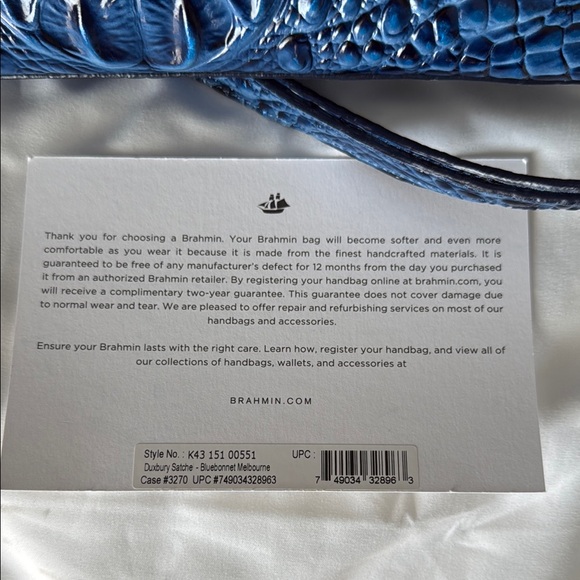 Brahmin Bluebonnet Melbourne - Picture 5 of 5